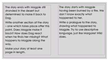 Fox - Margaret Wild - Literature Circle Activities by Literacy Guru