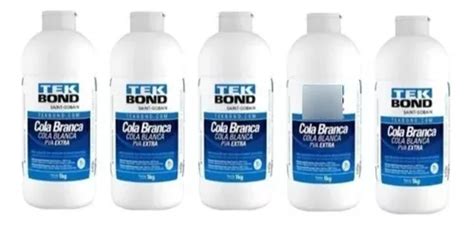 Kit De 10 Adhesivos Blancos PVA Extra Tek Bond 500 Gr JaCola Liquid