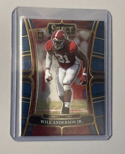 Panini Select Draft Picks Will Anderson Jr Rookie Alabama Crimson