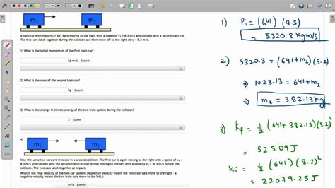 SOLVED Two Identical Empty Train Cars Move Against Each Other On The