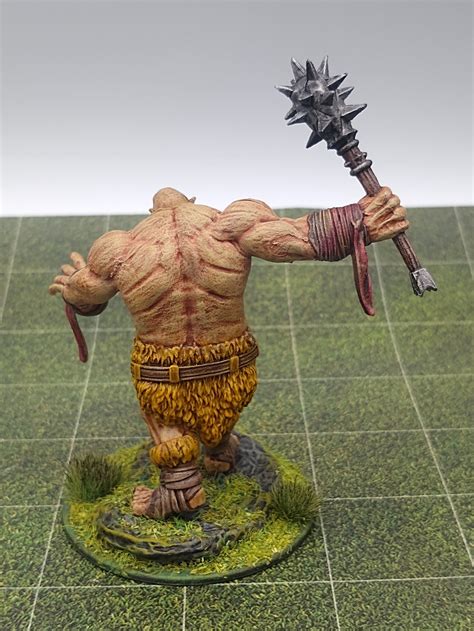 Hand Painted Ogre Zombie Miniature Dandd Pathfinder Etsy