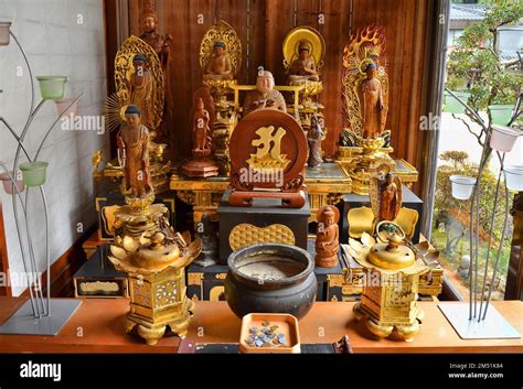 Buddhist Items At Daisho In Temple Miyajima Island Itsukushima