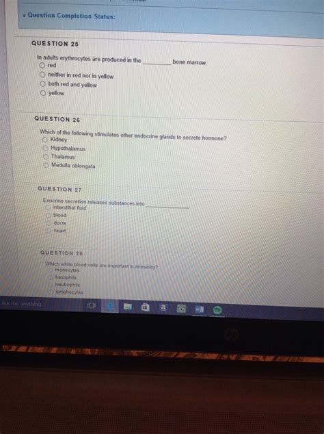 Solved Question Completion Status Question In Adults E Chegg
