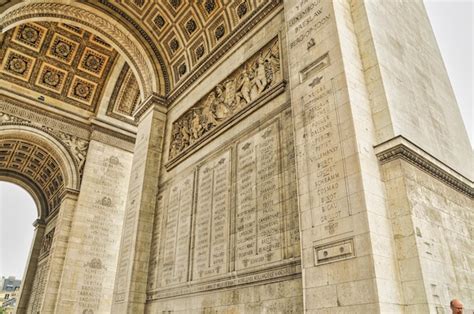 Arc De Triomphe Toile En Par S Foto Premium