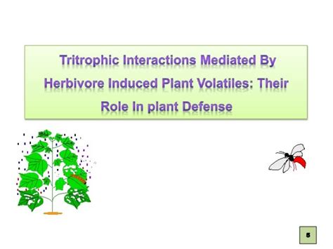 Tritrophic Interactions Mediated By Herbivore Induced Plant Volatile…