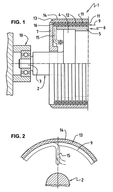 Walze Mit Einem Schlauchförmiges Element Aufweisenden Elastischen Belag