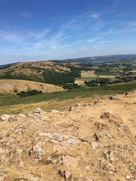 Dog walk at Crook Peak · Somerset · Walkiees