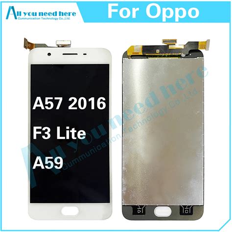 For Oppo A59 A57 2016 F3 Lite Cph1701 Lcd Display Touch Screen Digitizer Assembly Replacement