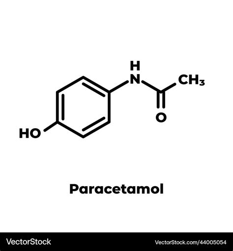 Structural Formula For Acetaminophen