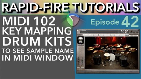 Mapping Drum Kits Keyswitches To Piano Roll Rapid Fire Reaper