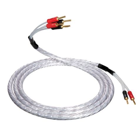 QED XT25 Bi Wire Speaker Cables Terminated Qed Airloc Plugs