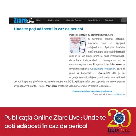 Publicația Online Ziare Live Unde te poți adăposti în caz de pericol