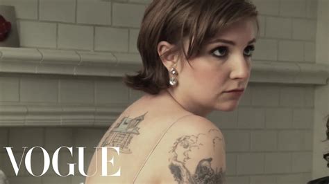 Lena Dunham Vogue Untouched