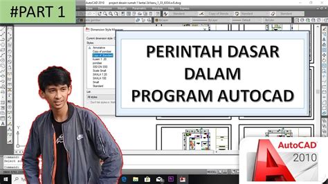 PERINTAH DASAR AUTOCAD LENGKAP Belajar Autocad 2010 Part1 YouTube