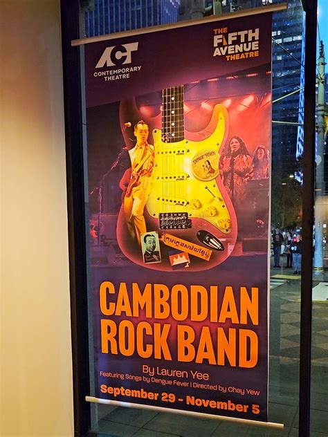 Cambodian Rock Band Musical Act Theatre And 5th Avenue Theatre