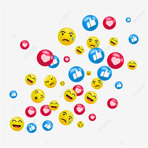 Social Facebook Emoji Vector Hd Images, 3d Facebook Live Emoji For Social Media, Facebook Live ...