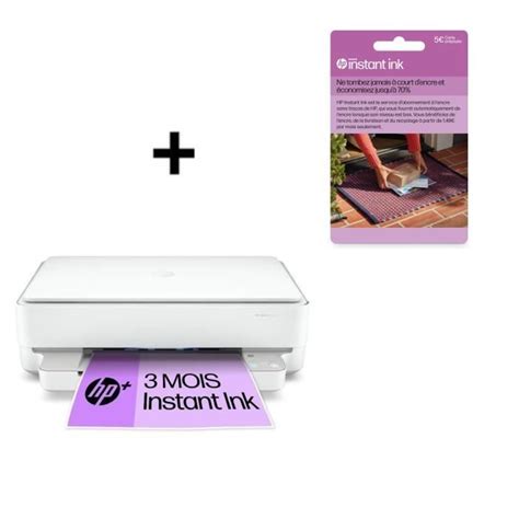 Imprimante Tout En Un HP Envy 6022e Jet D Encre Couleur Carte Instant