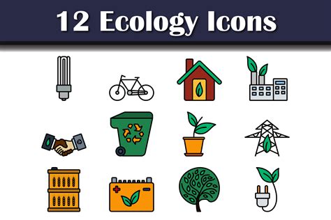 Ecology Icon Set By Angelp Thehungryjpeg