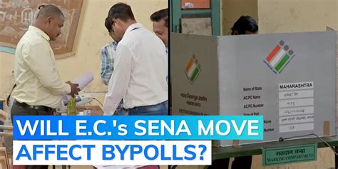 First Poll Battle After Ec‘s Shiv Sena Decision Voting In Maharashtra