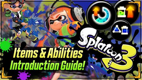 Item And Ability Guide For Splatoon 3 Splatoon 3 Beginner Gear Guide