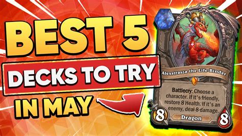 The BEST 5 Decks For MAY Top Decks BEFORE The NEW MINI SET Forged