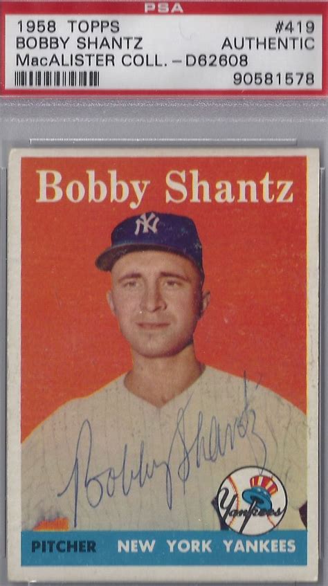 Vintage Classic Sports Cards On Twitter Es 1958 Topps Bobby Shantz