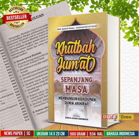 Khutbah Jumat Sepanjang Masa Membangun Kehidupan Dunia Akhirat