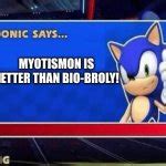 Sonic Says Meme Generator - Imgflip