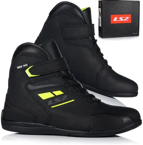 Buty motocyklowe Ls2 Garra Fluo Krótkie Męskie Wodoodporne Miejskie