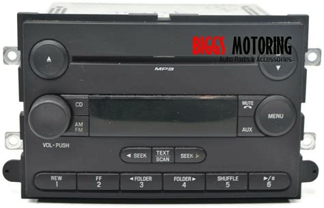 2007 2008 Ford F150 Truck Radio Stereo Cd Mp3 Player 7l3t 18c869 Bk