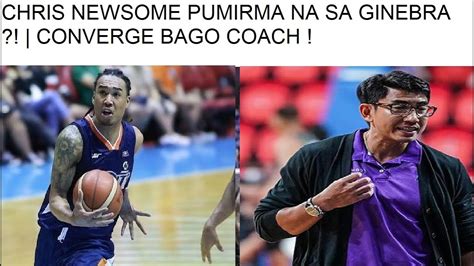 Newsome Pipirma Na Sa Ginebra Meralco Payag Na Convrge Bago Coach Ayo