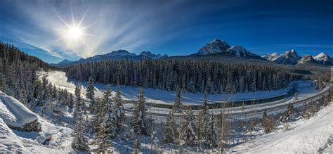 Kanada Prowincja Alberta Park Narodowy Banff Dolina Bow Valley G Ry