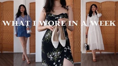 What I Wore In A Week Summer Outfits What To Wear To Look Put