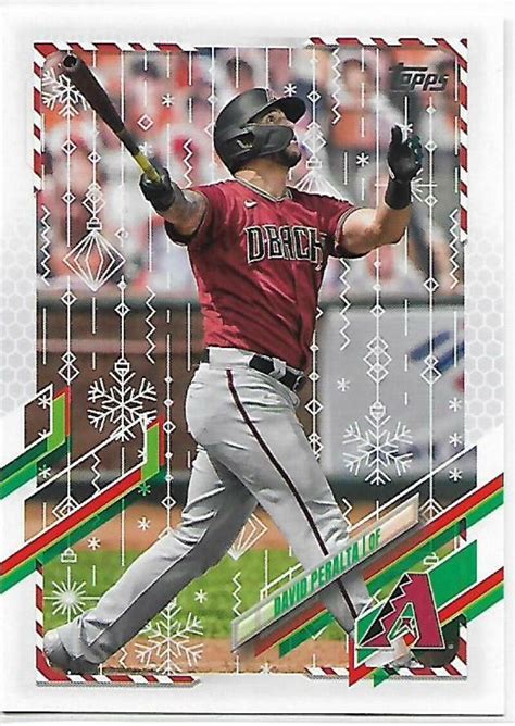 2021 Topps Holiday Metallic HW49 David Peralta For Sale Online EBay