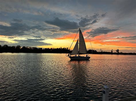 Solve Sunset Sail August Jigsaw Puzzle Online With Pieces