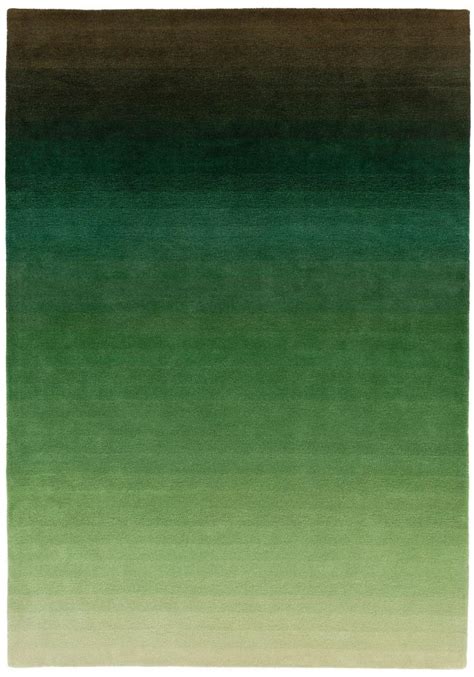 Ombre rug by Asiatic Carpets Design OM04 Colour Green - Rugs UK