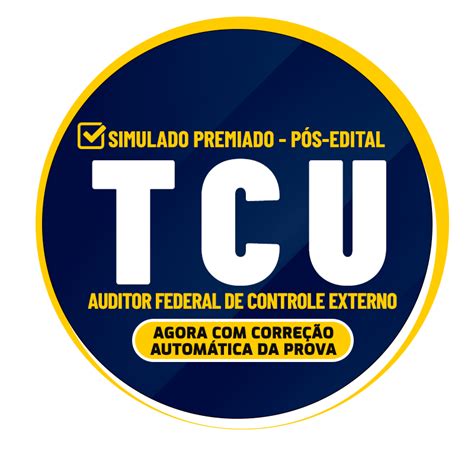 Simulado Premiado Tcu Auditor Federal De Controle Externo P S Edital