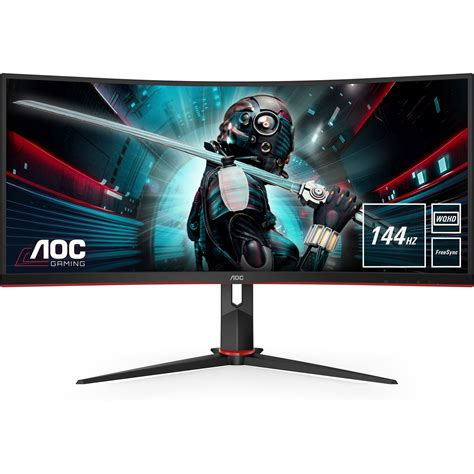 AOC CU34G2X 34 inch Ultra-Wide Curved Gaming Monitor - VA Panel, UWQHD ...