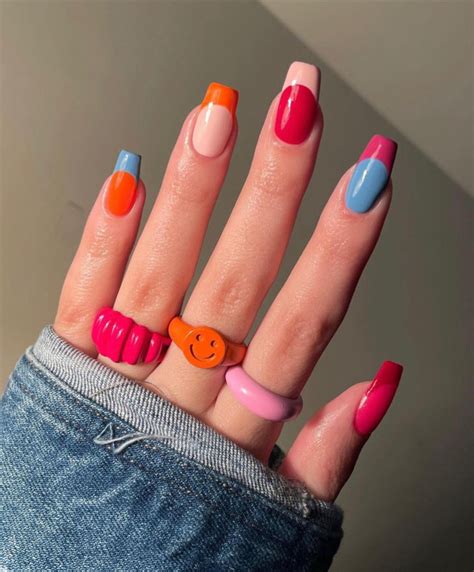 40 Cutest Summer Nail Designs In 2022 Cloud Clear Base Nail Art I