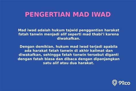 8 Contoh Mad Iwad dan Penjelasannya. Lengkap!