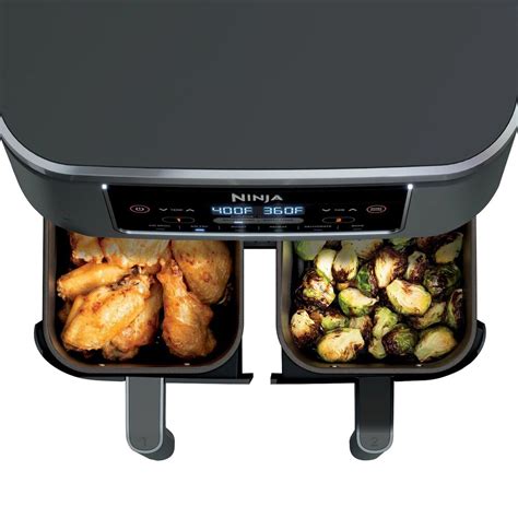 Ninja 8 Quart 2 Basket Air Fryer With Dualzone Technology Nfm