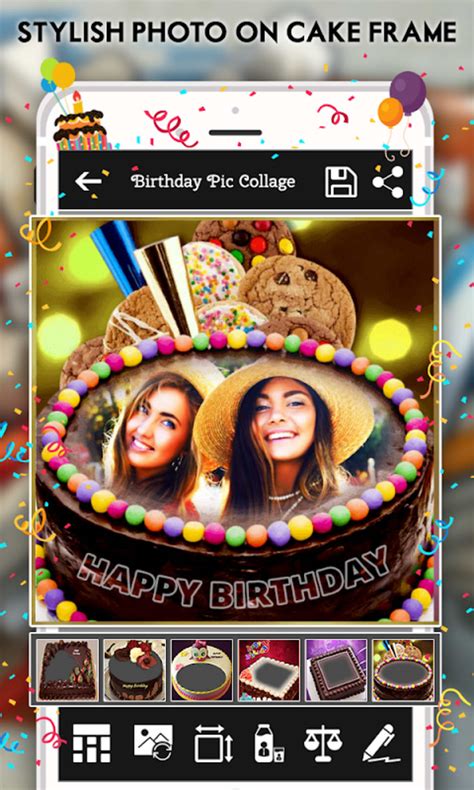 Android I In Happy Birthday Cake Status Card Photo Frame Apk Ndir