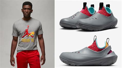 Jordan System 23 Cool Grey Multi Color Shirts and Outfits