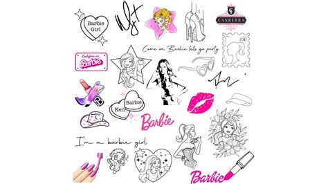 Barbie Tattoo Designs