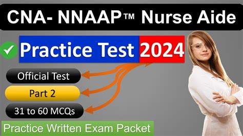 Free CNA Practice Test 2024 Part 2 CNA NNAAP Nurse Aide Written Exam