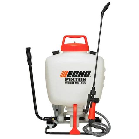 ECHO 4 Gal Piston Pump Backpack Sprayer MS 400 The Home Depot