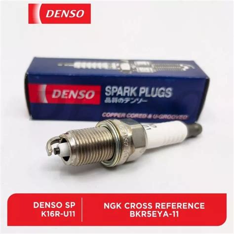 Denso K16RU-11 Spark Plug for Toyota Corolla/Altis/Yaris/Honda/Nissan ...