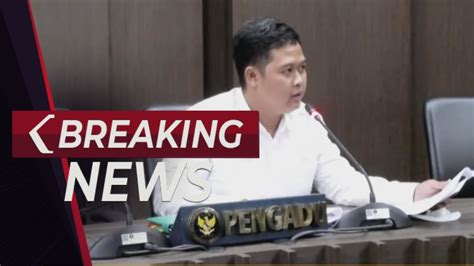 Breaking News Sidang Ketua Kpu Hasyim Asy Ari Dugaan Pelanggaran