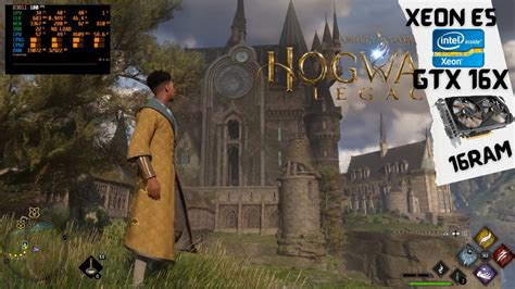 Hogwarts Legacy Test Xeon XEON E5 2640 V3 GTX 1660 SUPER RODA NO ULTRA