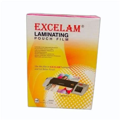 Excelam Laminating Pouch Film Mm X Mm M At Piece In